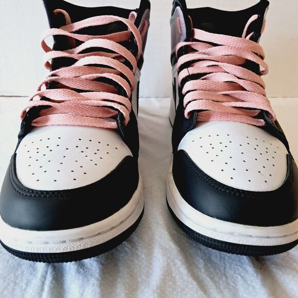 Nike Air Jordan 1 Mid SE Zen Master Black White Bleached Coral Men 9.5 Women 11 main image 7
